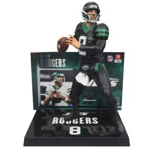AAron Rodgers New York Jets CHASE McFarlane NFL Legacy Series Figure 7 inch